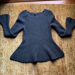 Ann Taylor L peplum sweater